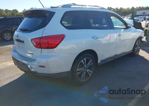 2018 Nissan Pathfinder Platinum из США, поврежденный, VIN 5N1DR2MN2JC619879